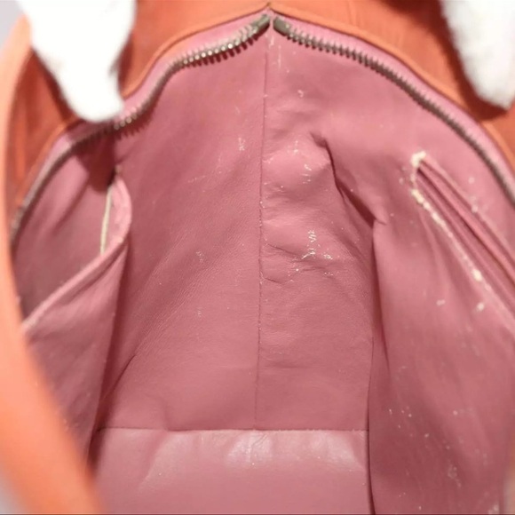 💎💕CHANEL Tote Bag Patent leather Reprint Pink CC Auth am4588 - Picture 15 of 16